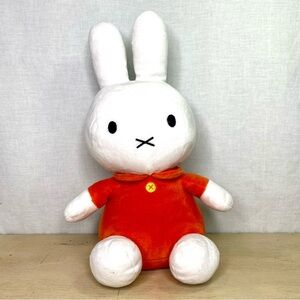 Miffy L Orange Plush Bunny Rabbit Stuffed Toy 14" Dutch Dick Bruna